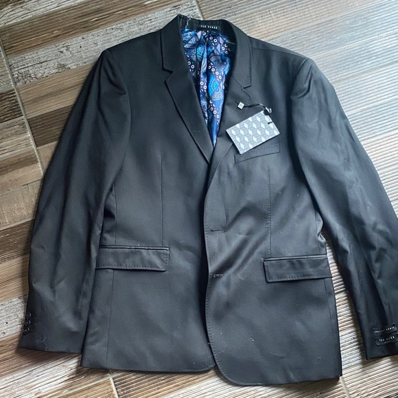 Ted Baker Debonair Plain Suit Jacket - Picture 2 of 7